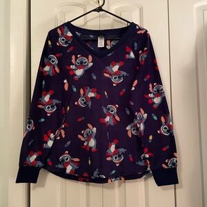 Disney Soft Sleepwear with Stitch Christmas pattern